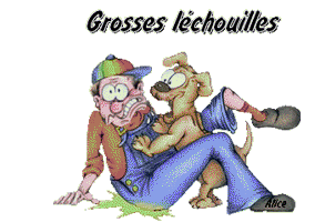 bisous lécher